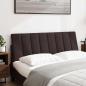 Preview: Kopfteil-Kissen Dunkelbraun 120 cm Stoff