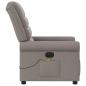 Preview: Massagesessel Elektrisch Taupe Stoff