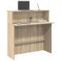 Preview: ARDEBO.de - Empfangstheke Sonoma-Eiche 100x50x103,5 cm Holzwerkstoff