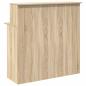 Preview: Empfangstheke Sonoma-Eiche 100x50x103,5 cm Holzwerkstoff