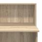 Preview: Empfangstheke Sonoma-Eiche 100x50x103,5 cm Holzwerkstoff
