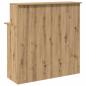 Preview: Empfangstheke Artisan-Eiche 100x50x103,5 cm Holzwerkstoff