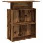 Preview: Empfangstheke Altholz-Optik 100x40x104 cm Holzwerkstoff