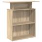 Preview: Empfangstheke Sonoma-Eiche 100x40x104 cm Holzwerkstoff