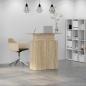 Preview: Empfangstheke Sonoma-Eiche 100x40x104 cm Holzwerkstoff