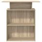 Preview: Empfangstheke Sonoma-Eiche 100x40x104 cm Holzwerkstoff
