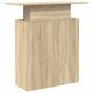 Preview: Empfangstheke Sonoma-Eiche 100x40x104 cm Holzwerkstoff