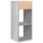 Preview: Bücherregal Grau Sonoma 34x31x80 cm Holzwerkstoff