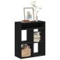 Preview: ARDEBO.de - Bücherregal Schwarz 66x31x80 cm Holzwerkstoff
