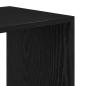 Preview: Bücherregal Schwarz 66x31x112 cm Holzwerkstoff