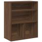 Preview: Bücherregal Braun Eichen-Optik 60x30x71,5 cm Holzwerkstoff