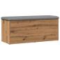 Preview: Sitzbank mit Stauraum Artisan-Eiche 102x42x45 cm Holzwerkstoff