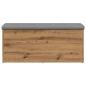 Preview: Sitzbank mit Stauraum Artisan-Eiche 102x42x45 cm Holzwerkstoff