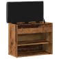 Preview: Schuhbank Altholz-Optik 62x32x50 cm Holzwerkstoff