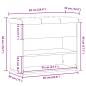 Preview: Schuhbank Altholz-Optik 62x32x50 cm Holzwerkstoff