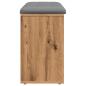 Preview: Schuhbank Artisan-Eiche 102x32x50 cm Holzwerkstoff