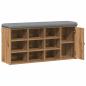 Preview: Schuhbank Artisan-Eiche 102x32x50 cm Holzwerkstoff