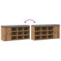 Preview: Schuhbank Artisan-Eiche 102x32x50 cm Holzwerkstoff