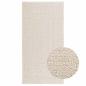 Preview: ARDEBO.de - Teppich ZIZUR Creme 80x150 cm Jute-Optik Indoor und Outdoor