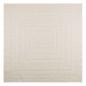 Preview: Teppich ZIZUR Creme 200x200 cm Jute-Optik Indoor und Outdoor