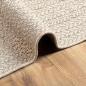 Preview: Teppich ZIZUR Creme 200x200 cm Jute-Optik Indoor und Outdoor