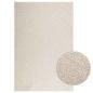 Preview: ARDEBO.de - Teppich ZIZUR Creme 140x200 cm Jute-Optik Indoor und Outdoor