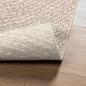 Preview: Teppich ZIZUR Creme 140x200 cm Jute-Optik Indoor und Outdoor