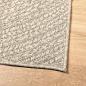 Preview: Teppich ZIZUR Creme 140x200 cm Jute-Optik Indoor und Outdoor