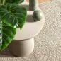 Preview: ARDEBO.de - Teppich ZIZUR Creme 80x200 cm Jute-Optik Indoor und Outdoor