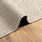 Preview: Teppich ZIZUR Creme 60x110 cm Jute-Optik Indoor und Outdoor
