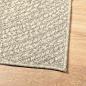 Preview: Teppich ZIZUR Creme 60x110 cm Jute-Optik Indoor und Outdoor