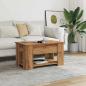 Preview: Couchtisch Artisan-Eiche 79x49x41 cm Holzwerkstoff