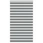 Preview: ARDEBO.de - Zebra Jalousie Dunkelgrau 130x230 cm Stoffbreite 125,9 cm