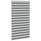 Preview: Zebra Jalousie Dunkelgrau 130x230 cm Stoffbreite 125,9 cm
