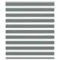 Preview: ARDEBO.de - Zebra Jalousie Dunkelgrau 130x150 cm Stoffbreite 125,9 cm
