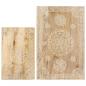 Preview: 2-tlg. Handbemaltes Beistelltisch-Set Massivholz Mango