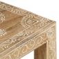 Preview: 2-tlg. Handbemaltes Beistelltisch-Set Massivholz Mango