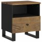 Preview: Nachttische 2 Stk. Massivholz Mango & Holzwerkstoff