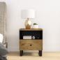 Preview: Nachttische 2 Stk. Massivholz Mango & Holzwerkstoff