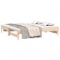 Preview: Tagesbett Ausziehbar 2x(75x190) cm Massivholz Kiefer
