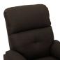 Preview: Massagesessel Elektrisch Dunkelbraun Stoff