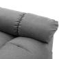 Preview: Massagesessel Elektrisch Hellgrau Stoff