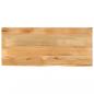 Preview: ARDEBO.de - Tischplatte mit Baumkante 140x60x3,8 cm Massivholz Mango