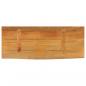 Preview: Tischplatte mit Baumkante 70x20x2,5 cm Massivholz Mango