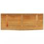 Preview: Tischplatte mit Baumkante 90x40x2,5 cm Massivholz Mango