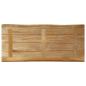 Preview: Tischplatte mit Baumkante 100x40x2,5 cm Raues Mango Massivholz