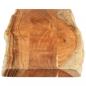 Preview: Tischplatte 180x40x3,8cm Rechteckig Massivholz Akazie Baumkante