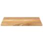 Preview: Tischplatte 90x70x3,8 cm Rechteckig Massivholz Mango
