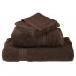 Preview: Premium-Duschtücher SOLUND 4 Stk. Braun 70x140 cm 600 g/m²