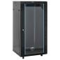 Preview: ARDEBO.de - 22U Netzwerkschrank 19" IP20 Schwarz 60x60x120 cm